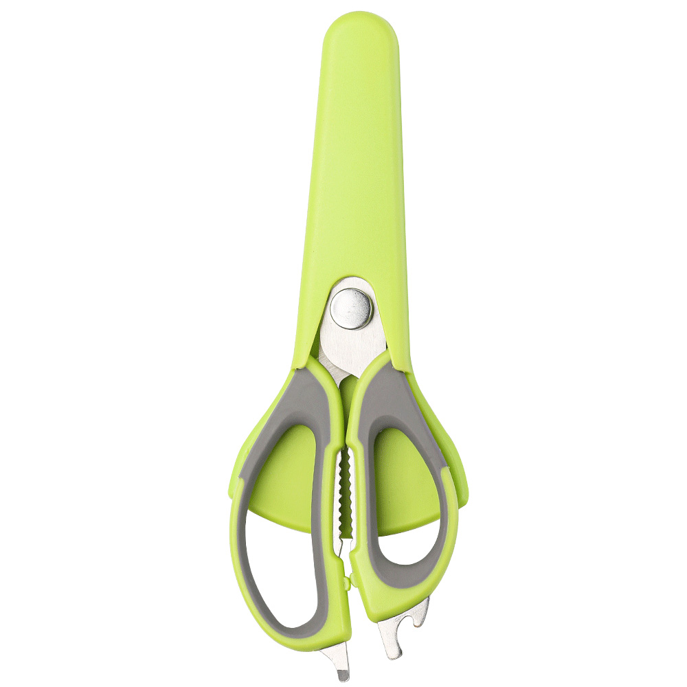 TURWHO Kitchen Shears Heavy Duty Kitchen Scissors with Holder for Meat/Vegetables/BBQ/Herbs Kitchen Accessories Cooking Tools: green