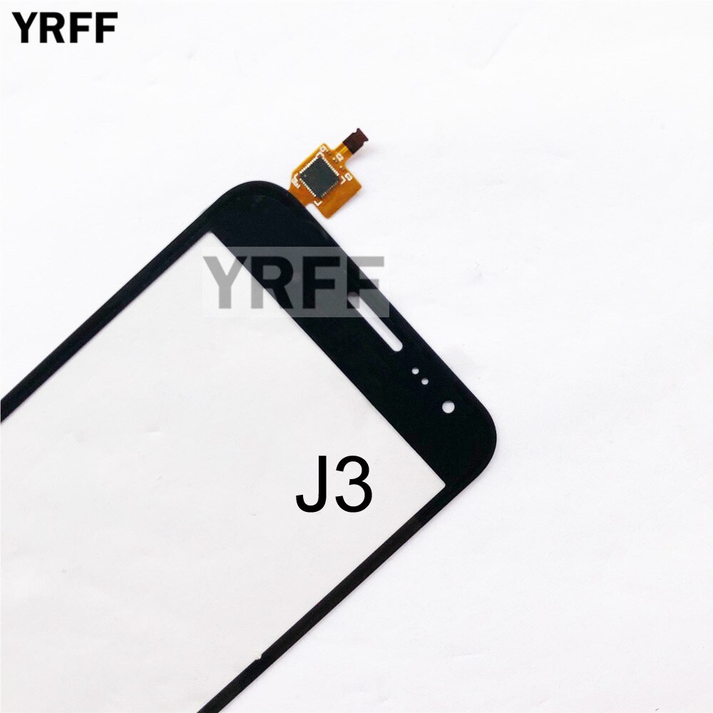 5.0 for for para samsung galaxy j3 2015 digitador da tela de toque sensor toque lente vidro painel