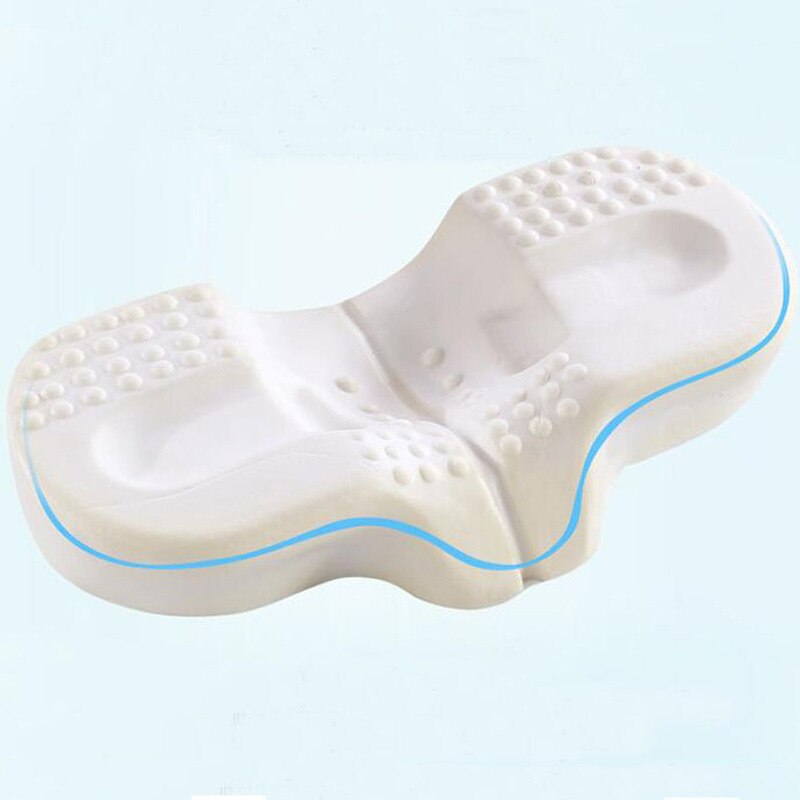 Memory Foam Anti Wrinkle Pillow Ergonomic Curve Improve Sleeping Pillows Perfect Concave Headrest Neck Support