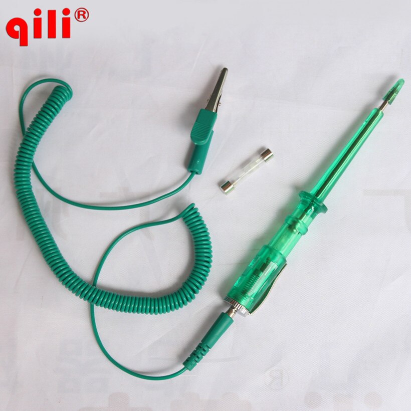 Qili CM-03A Groene Kleur Elektrische Test Tester Pen Lente Draad Professionele Tool Voltage Test Pen