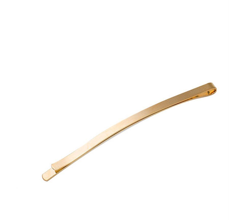 Pinzas grandes para cabello para mujer, horquillas de acrílico de estilo japonés, accesorios para el cabello, Color sólido: Gold