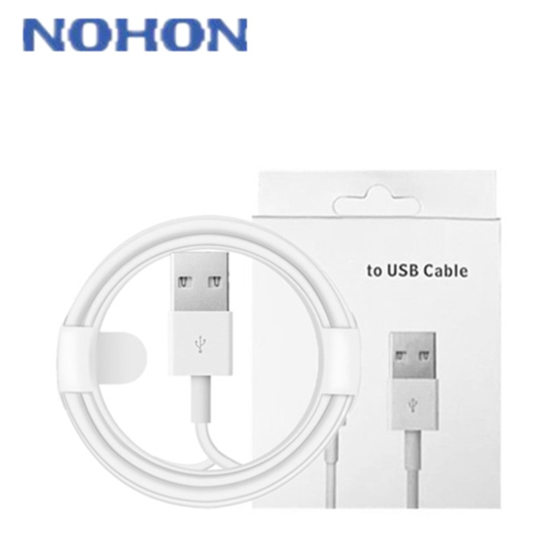 1M 2M Originele Nohon Data Usb Kabel Oplader Voor Apple Iphone 11 X Xs Max Xr 5 5S Se 6 6S 7 8 Plus Ipad Mini Air 2 Met Doos