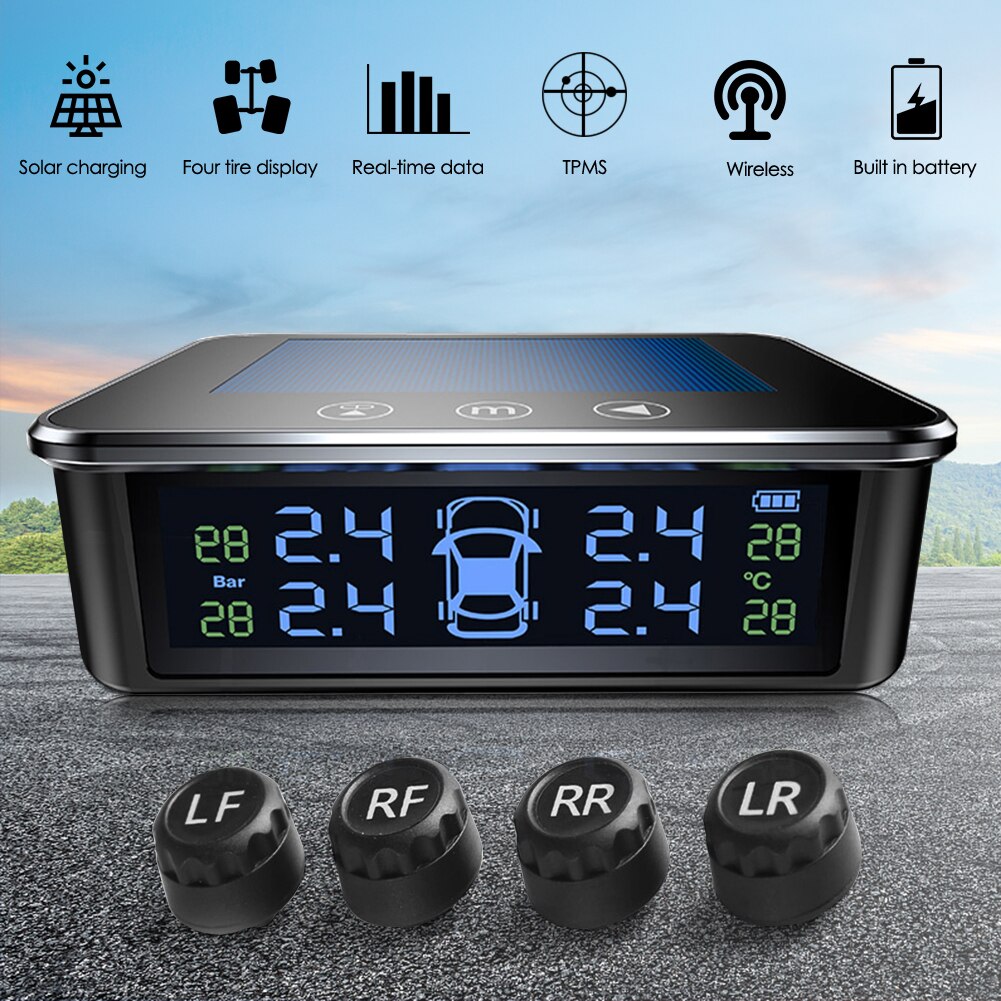 Touch Schalter Smart Auto TPMS Tire Pressure Monit... – Grandado