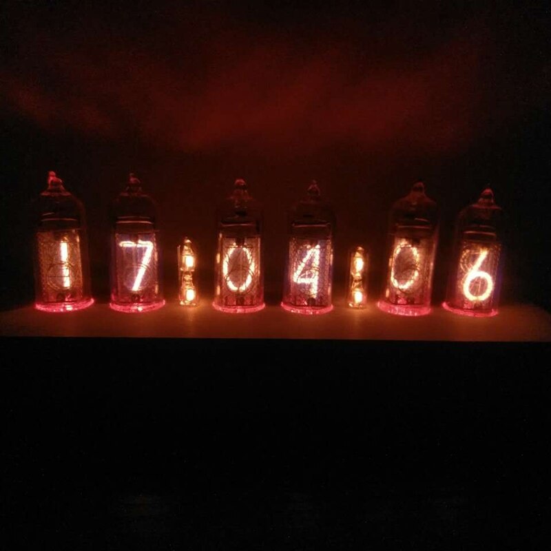 Diy In14 In4 Nixie Buis Klok Digitale Led Klok Printplaat Kit, Pcba Geen Buizen