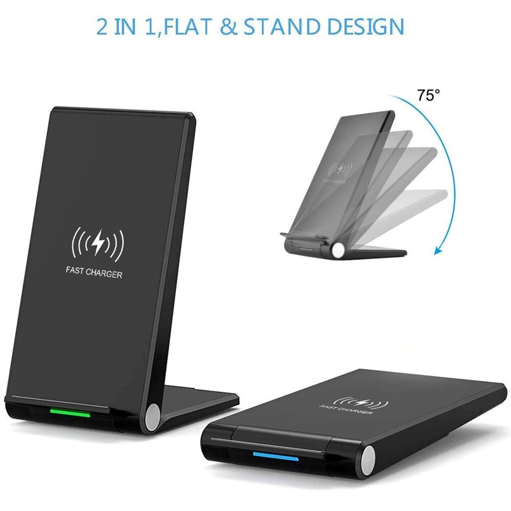 DCAE 15W Qi Caricatore Senza Fili Del Basamento Del Rilievo per il iPhone 11 pro X XS Max XR 8 10W Veloce di ricarica della Stazione Del Bacino per il Samsung S10 S9 S8 Più