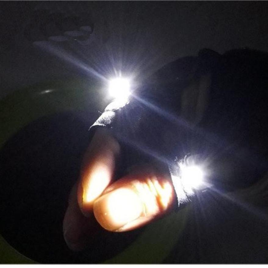NEUE LED Licht Handschuhe Finger Beleuchtung Auto Reparatur draussen Activing Nacht Angeln Artefakt # A20