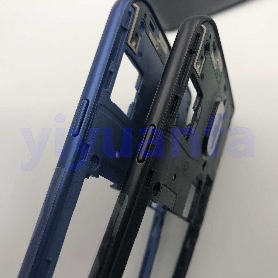 Original caso habitação completa capa traseira + lente de vidro da tela frontal moldura do meio para samsung galaxy j4 2018 j400 j400f j400ds j400g