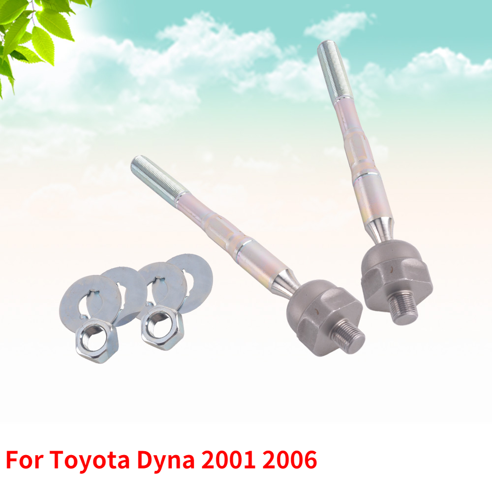 CAPQX 2PCS For Toyota Dyna 2001 2006 Front Axle Spare Parts Inner Tie Rod End Front OEM# 45503-29425