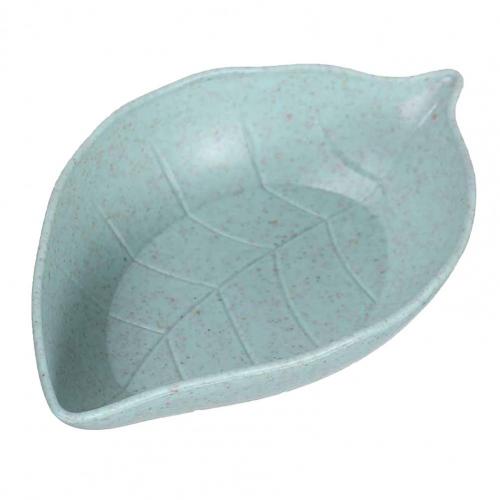 4Pcs Dompelen Schotel Dip Bowls Mini Lichtgewicht Kleine Tarwe Stro Dompelen Gerechten Voor Huishoudelijke Dompelen Schotel Jus Boten: green