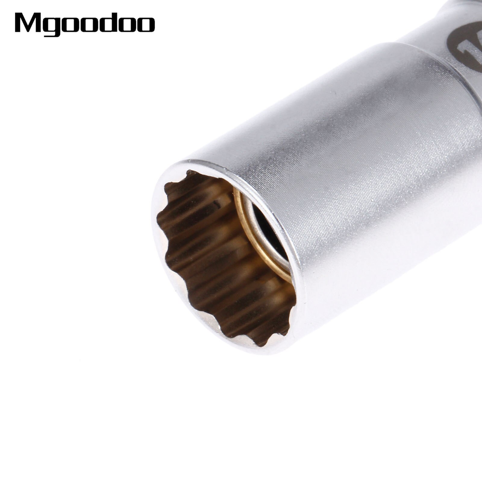 Mgoodoo Universal 16mm Thin Wall Magnetic Swivel Spark Plug Socket 5/8 Inch Drive 12pt 97L Auto Car Removal Tool Accessories
