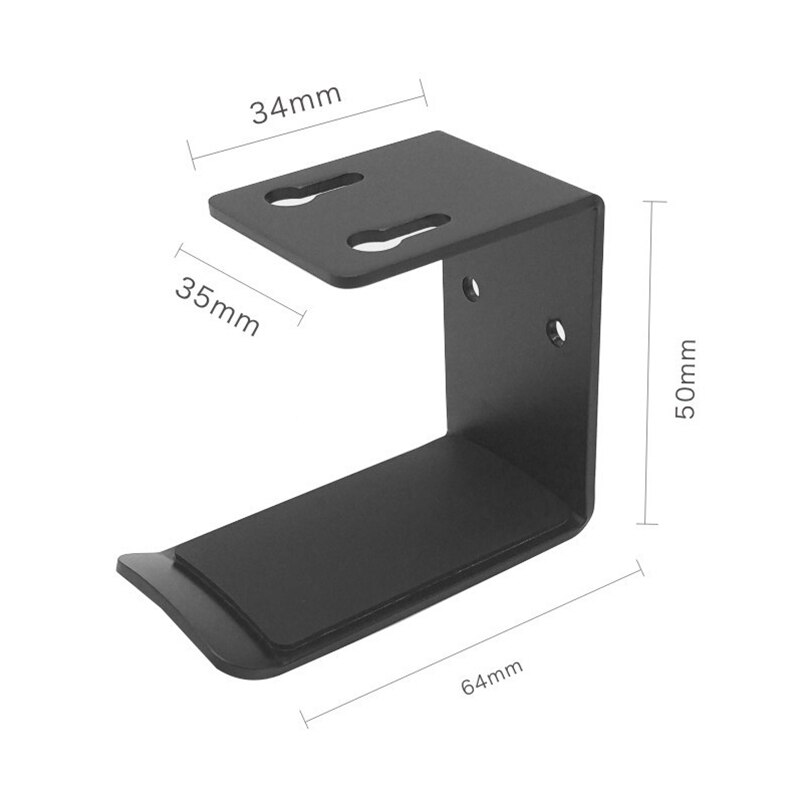 2 stuks hoofdtelefoonstandaard met antislip pakking houder haak tape onder bureau muurbevestiging multifunctionele hanger bespaar ruimte