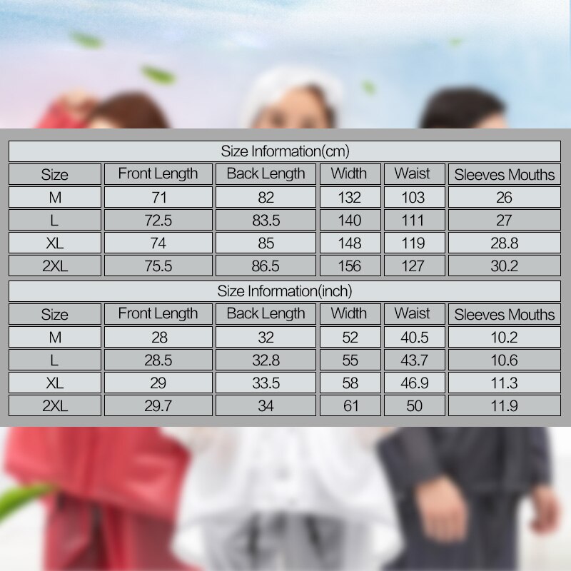 QIAN Impermeable Women's Raincoat Eco-friendly TPU Bicycle Rain Coat Waterproof Jacket for Women/Men Hiking Rain Gear Men's Coat