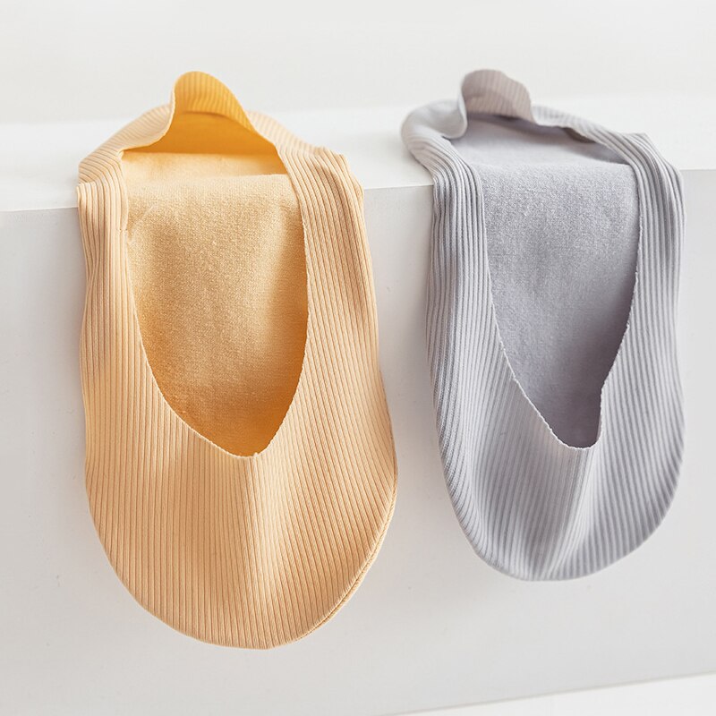 5 paar damessokken zomer ijszijde ademende pantoffels sokken onzichtbare effen kleur naadloze antislip sokken dames comfort