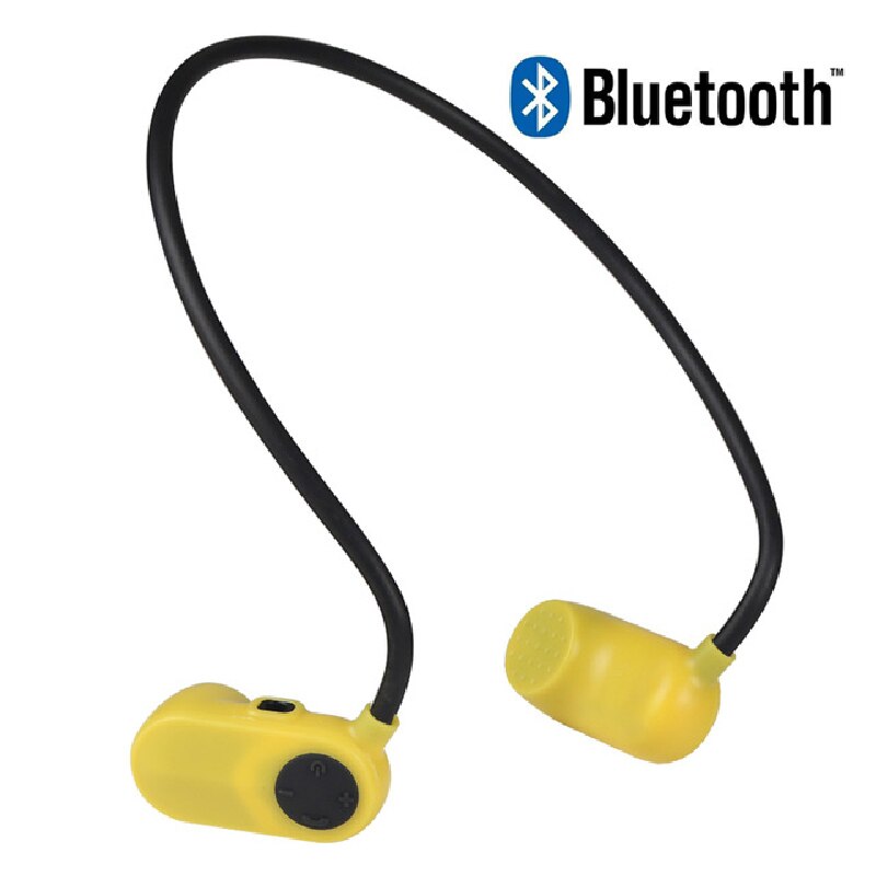 IPX8 Nuoto Impermeabile Lettore Apt-X Bluetooth 5.0 e Mp3 V31S Conduzione Ossea Auricolare Stereo Hifi Usb Portatile di Musica i giocatori: BT MP3 v31s Yellow / 8GB