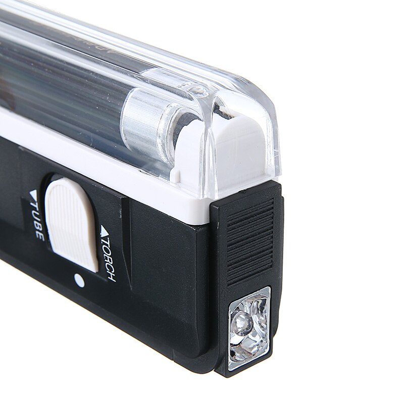 Lámpara UV portátil 2 en 1 de , Mini tubo ultravioleta, Detector de lámpara con linterna