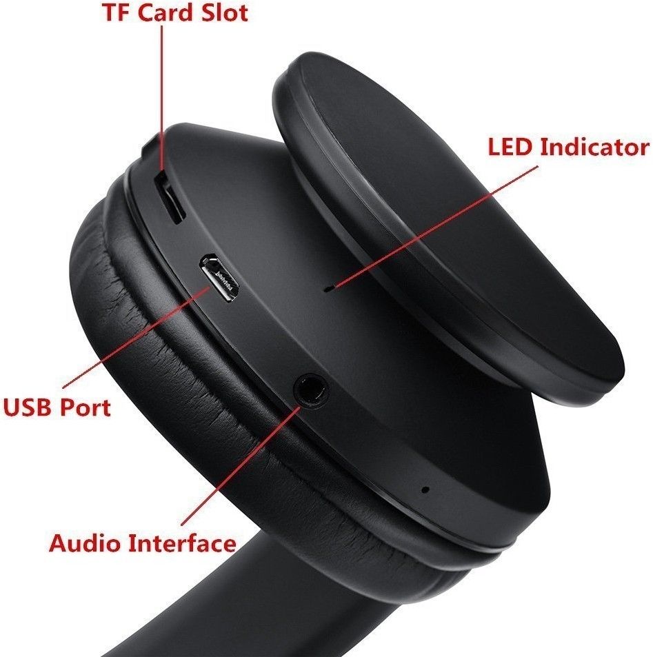 Best Selling Andoer Wireless Headphones Digital Stereo Bluetooth 4.1 EDR Headset Card MP3 player Earphone FM Radio Music for all