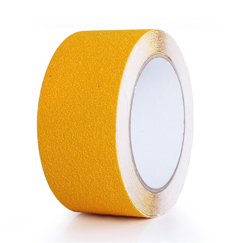 Ruban de Traction antidérapant, bande Abrasive à forte adhérence pour l'intérieur et l'extérieur, escaliers, pont de bateau XKW, 2.5cm x 5m: YELLOW