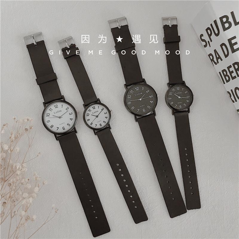 Ulzzang One – montre pour hommes et femmes, pour les collégiens, Simple, coréen, Ins rétro, Style université