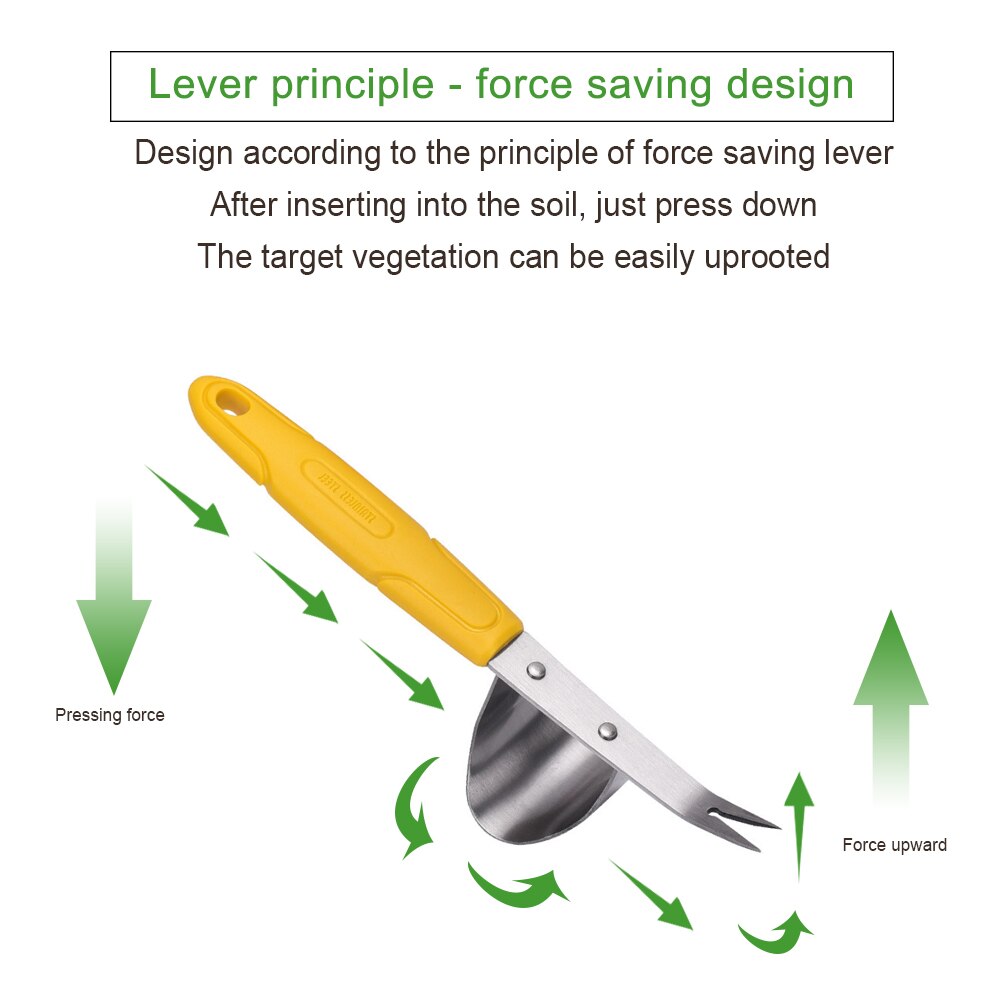 Weeding Machine Garden Outdoor Stainless Steel Labor-Saving Manual Multi-Function Manual Lawn Weeding Machine