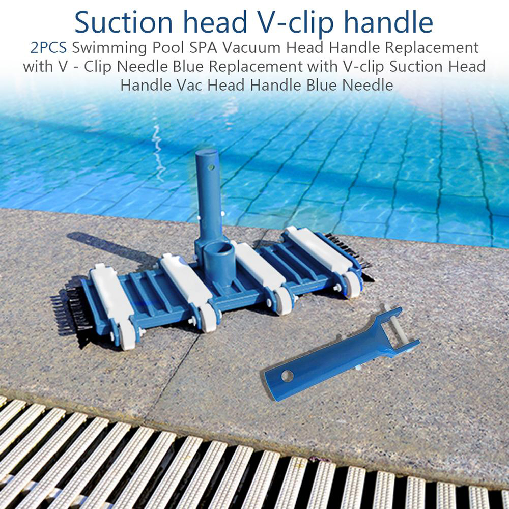 UsefulSwimming Pool SPA Vacuum Head Handle Replacement With V - Clip Needle Replacement With V-clip Suction Head Handle