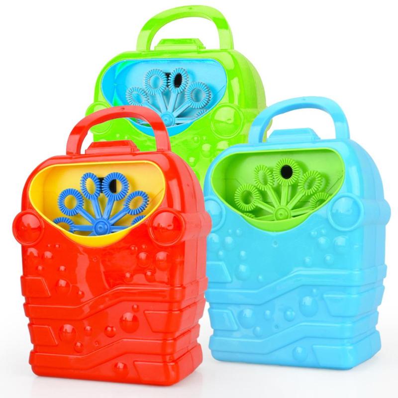 Kinder Elektrische Blase Maschine Maker Spielzeug Kinder Automatische Blase Gebläse Spielzeug Baby Außen Lustige Wasser Spielen Spielzeug Party Dekoration