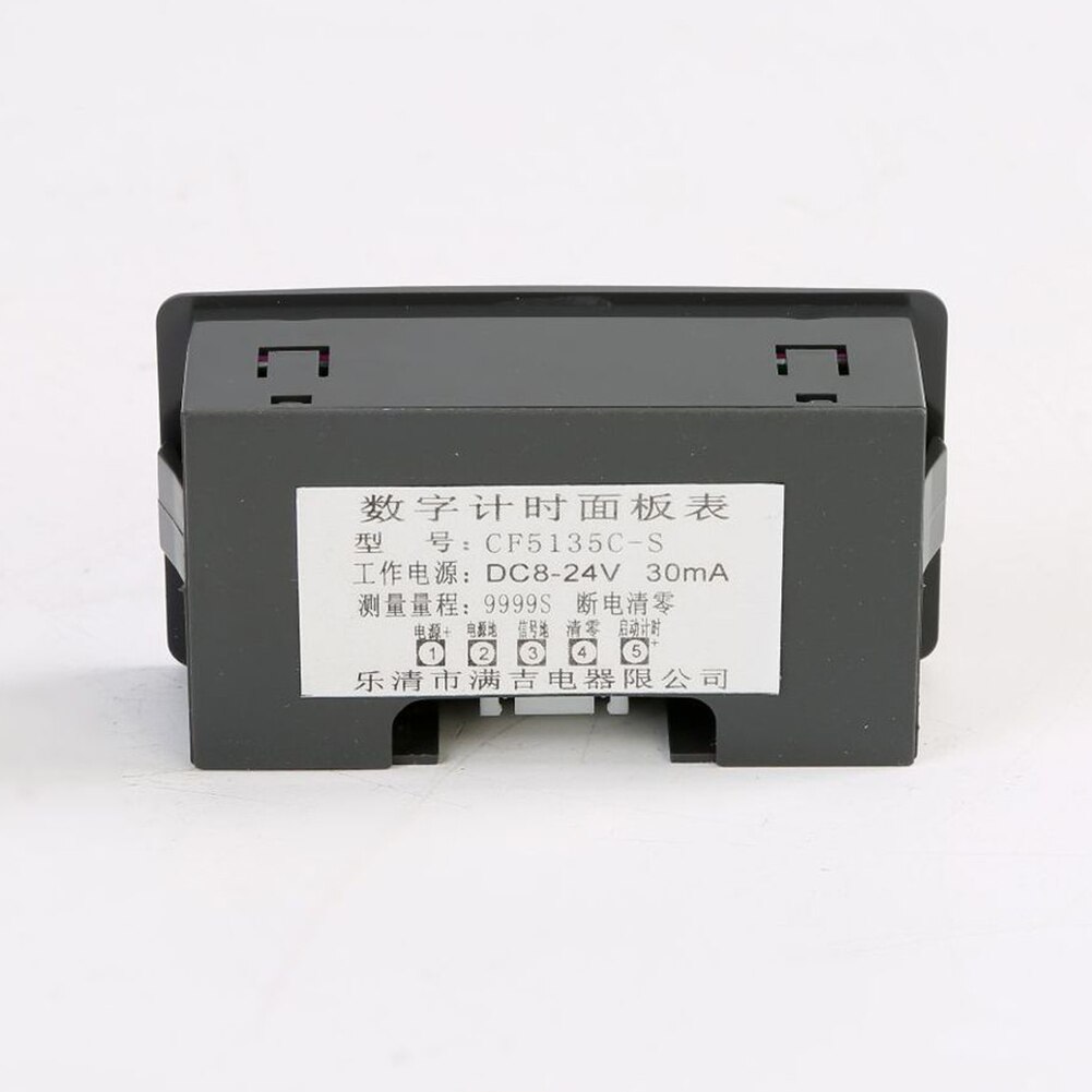 Digital LED Lamp Tachometer RPM Speed Meter 4 Digits Industrial Counter DC8-24V CLH@8