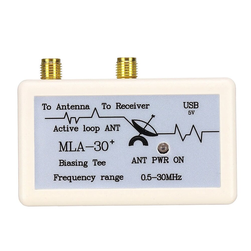 MLA-30 Mittel Kurze Welle Schleife Antenne für SWL SCHINKEN 500kHz bis 30MHz Ring Antenne Aktive Erhalten Geräuscharm Bausatz