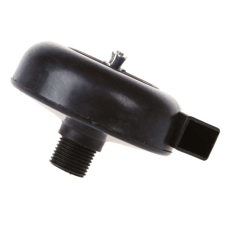 Pt 1/2, Mannelijke, Zwart Plastic Compressor Luchtfilter