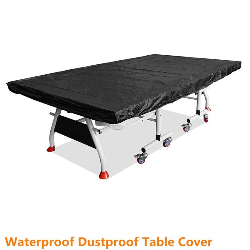 Støvtæt bordtennis borddæksel udendørs vandtæt skygge anti uv beskyttende etui dække folde opbevaringsdæksel
