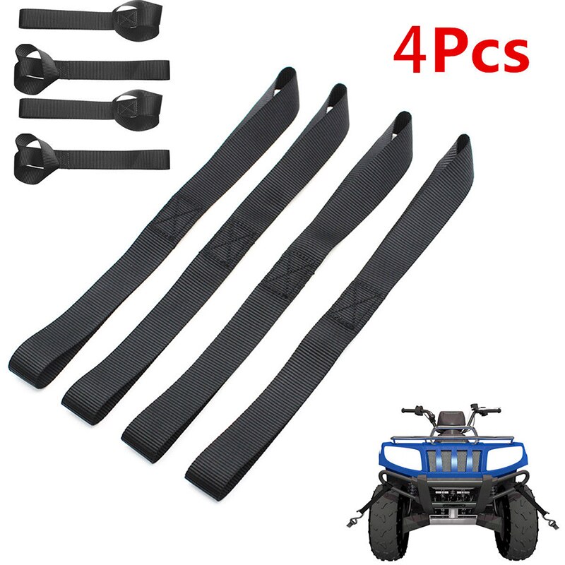 4pcs Newest Universal Soft Loop Motorcycle Tie Down Straps For Motocross Motorbike ATV Dirt Bike Tie Downs Accessories
