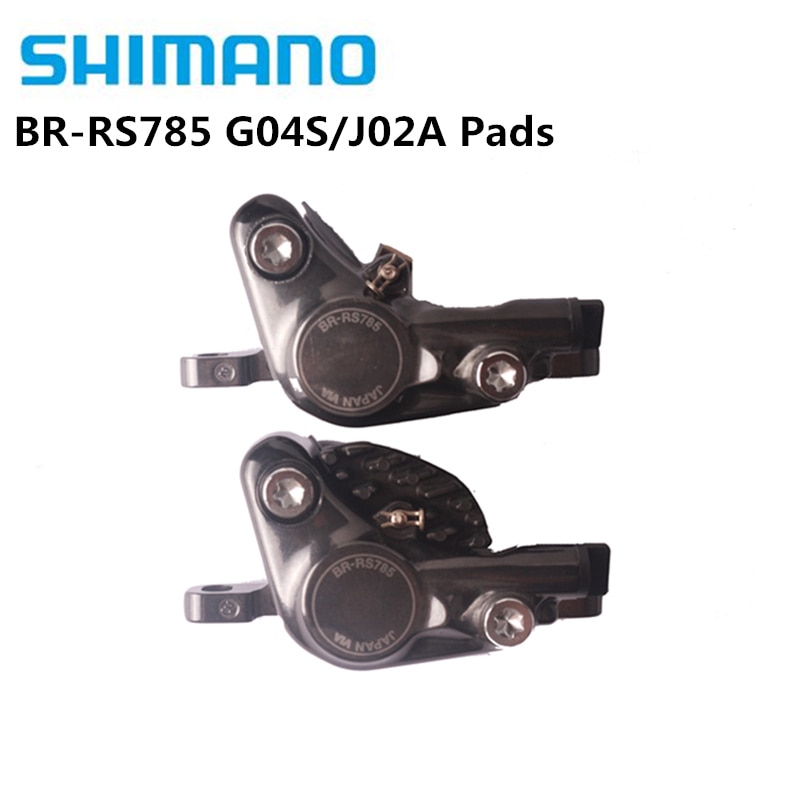Shimano DEORE M615 Hydraulic Disc Brake Caliper with G03S / J03A / J04C Cooling Fin Ice Tech Brake pads Mountain Bike Brake