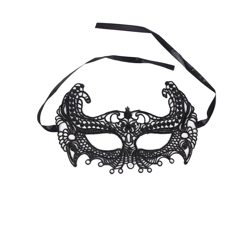 5 delar /parti halloween cosplay och fest spets ögonmask sexig lady cutout ögonmask för maskerad fest fancy dress costume