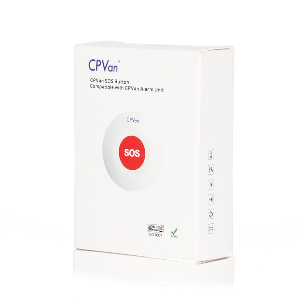 Cpvan Beveiliging Paniekknop Compatibel Met De Cpvan CP1/CP2/CP3/CP5 Security Alarm 433Mhz Emergency alarm Knop