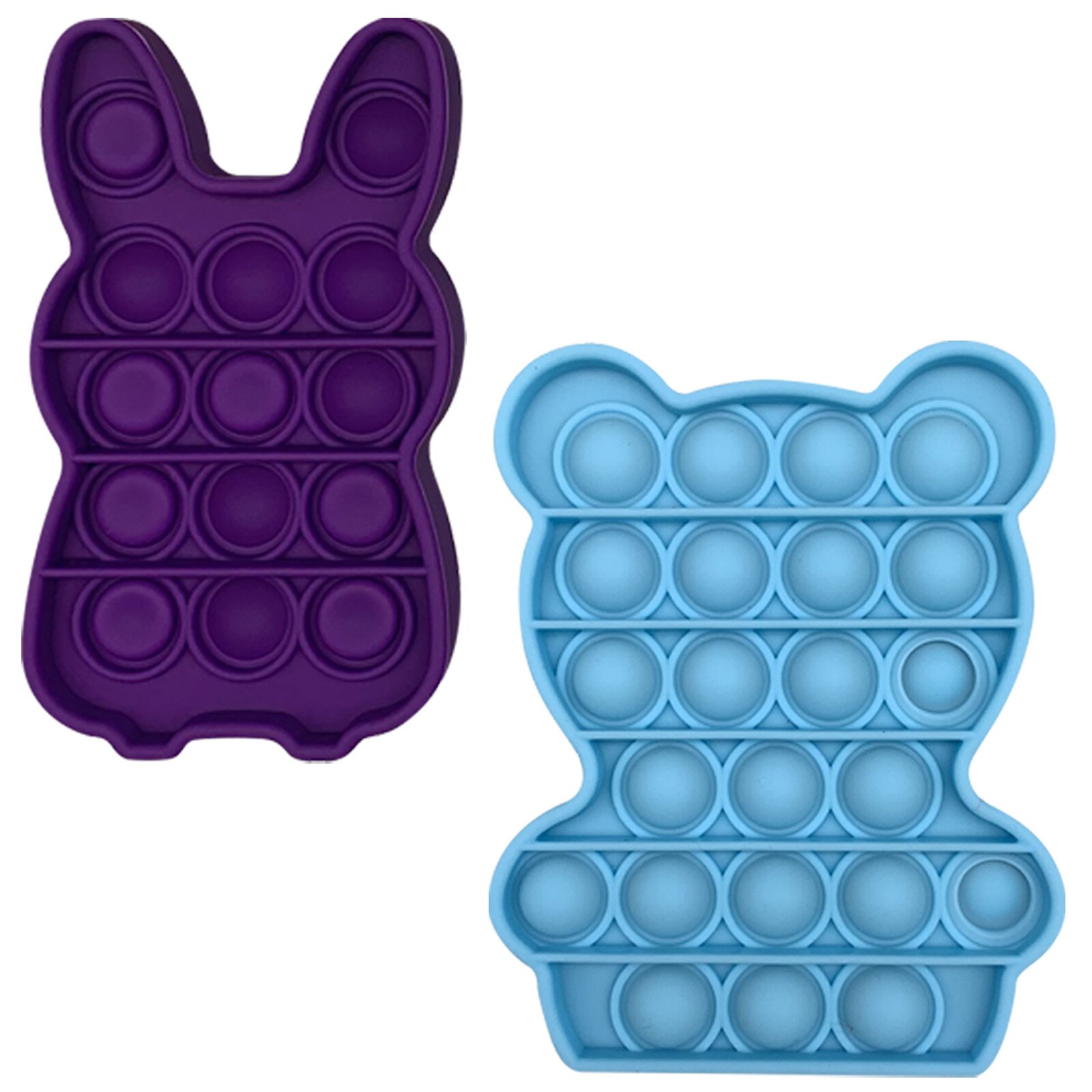 Popit Fidget Speelgoed Push Bubble Fidget Zintuiglijke Speelgoed Autisme Speciale Behoeften Stress Reliever En Verhogen Focus Zachte Anti-Stress speelgoed: 2PC H