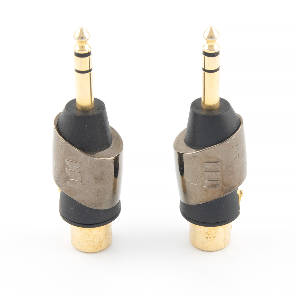 ■monsterkabel 6.35mm trs stereo till xlr hona-adapter ren koppar guldpläterad förlustfri ljudomvandlare hifi för mixerförstärkare