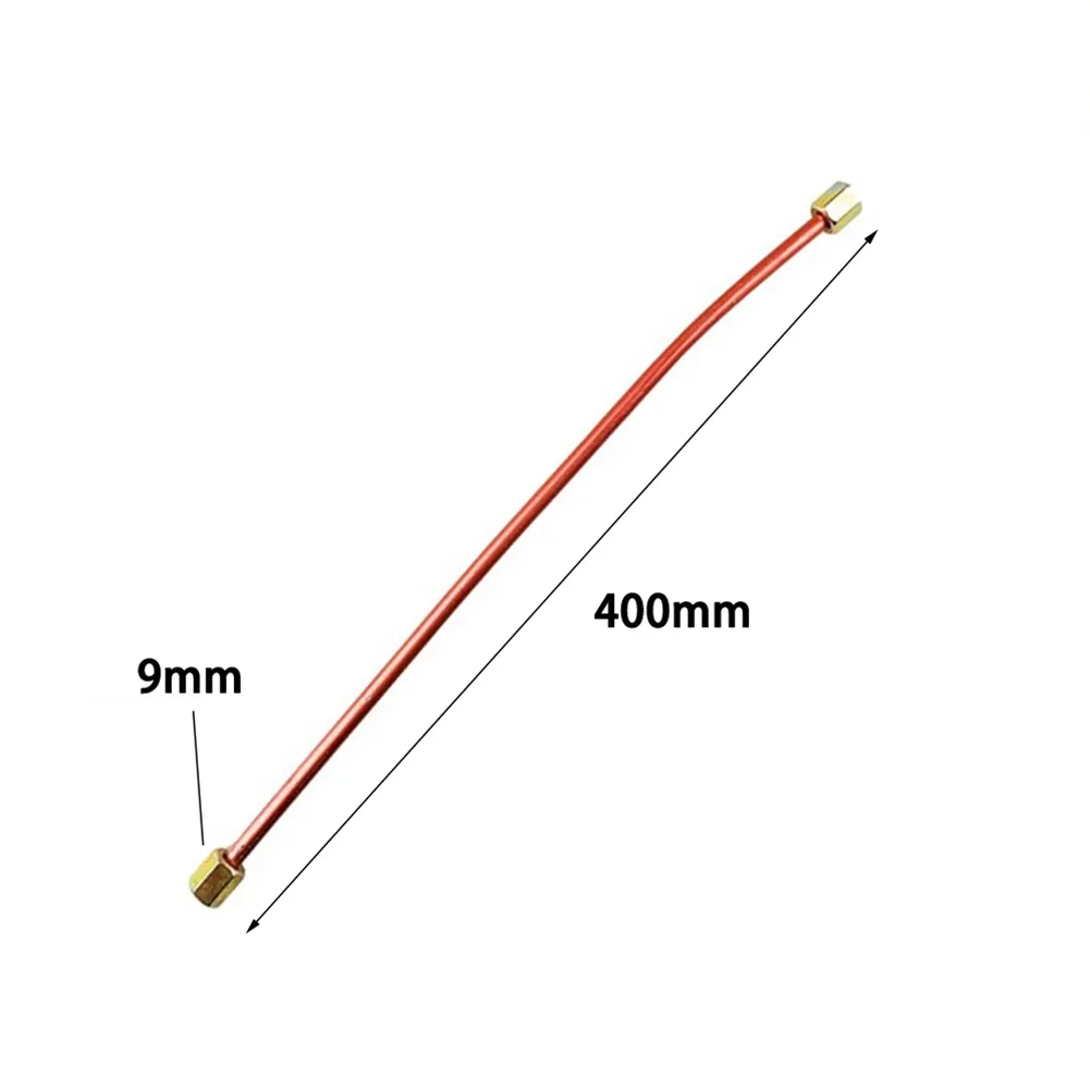 2 Stuks Set Luchtcompressor 3-Port Zinklegering Terugslagklep & 400Mm Uitlaatbuis Voor Luchtcompressor Vervanging Accessoires