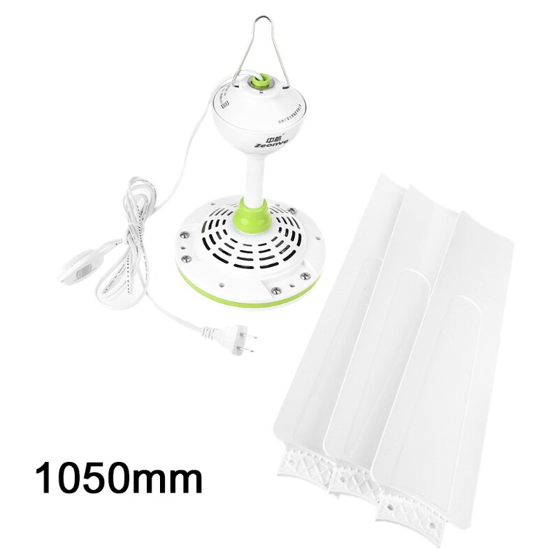 AC 220V 15.7 to 41 inch Silent Ceiling Fan Mute Electric Hanging Fan with Switch for Dining Living Room Home Bed Dormitory: 105cm