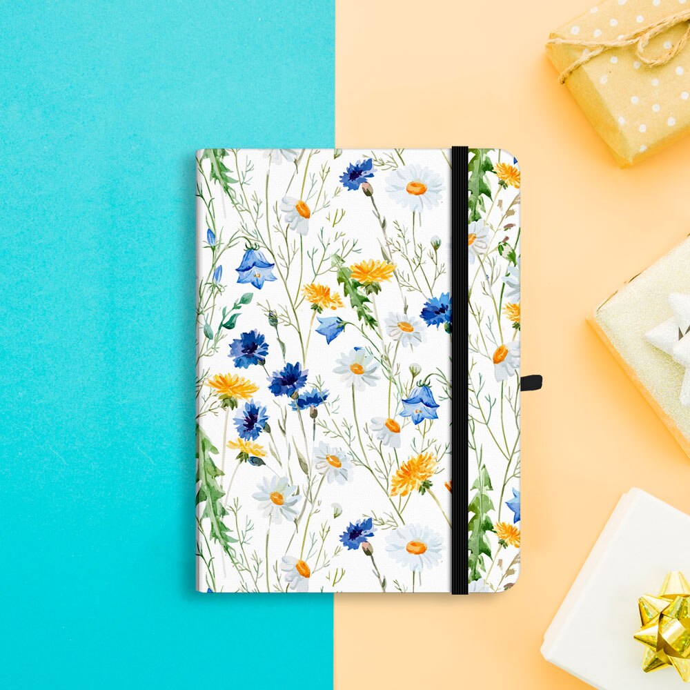 Floral B6 Bullet Dotted Journal School Business Sketchbooks 160gsm Thick Planner Bujo Hard Cover Notebook