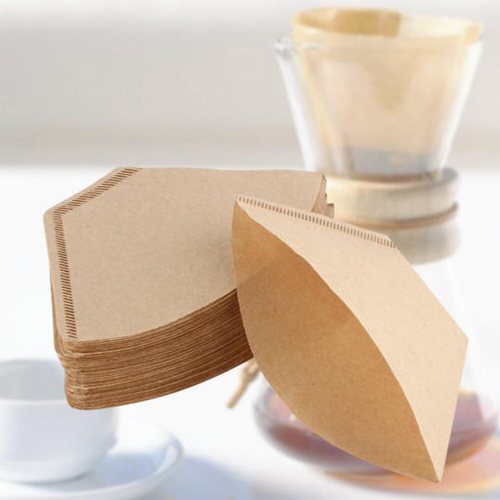 100 Uds filtro para máquina de café americano espesor uniforme duradero Sector seguro para la salud ligero pequeño