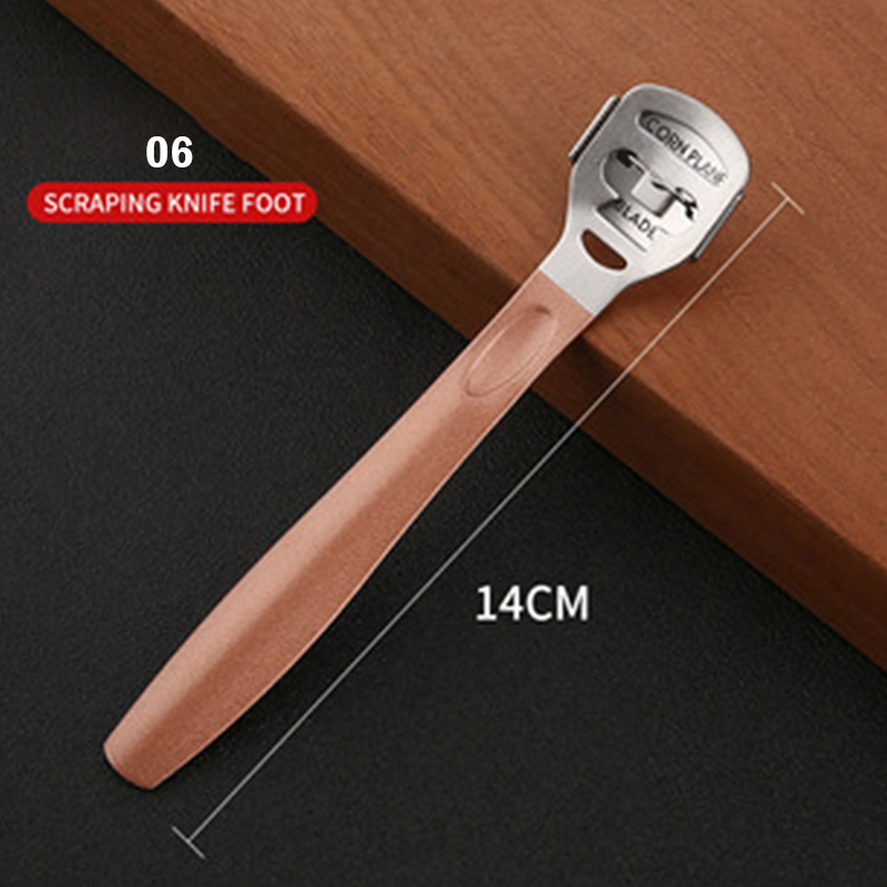 Toe Nail Scraper Feet Pedicure Knife Kit Dead Skin Remover Files Skin Care Ingrown Cuticle Pedicure Foot Care Tool Manicure Tool: N6