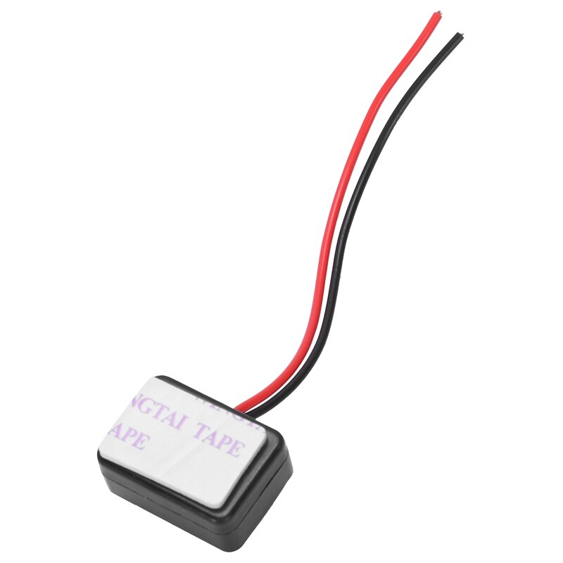 DC 12V2A Adhesive base push button momentarily action wired switch for automobiles