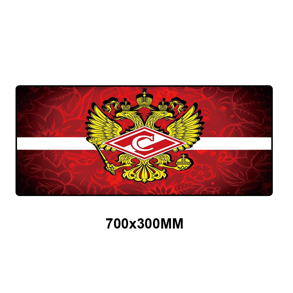 Spartak Mouse Pad Large XL Gaming Lockedge Mouse Mat For Laptop Computer Keyboard Mousepad For Dota 2 CS GO Big PC Desk Padmouse: MSKSBDZD-009