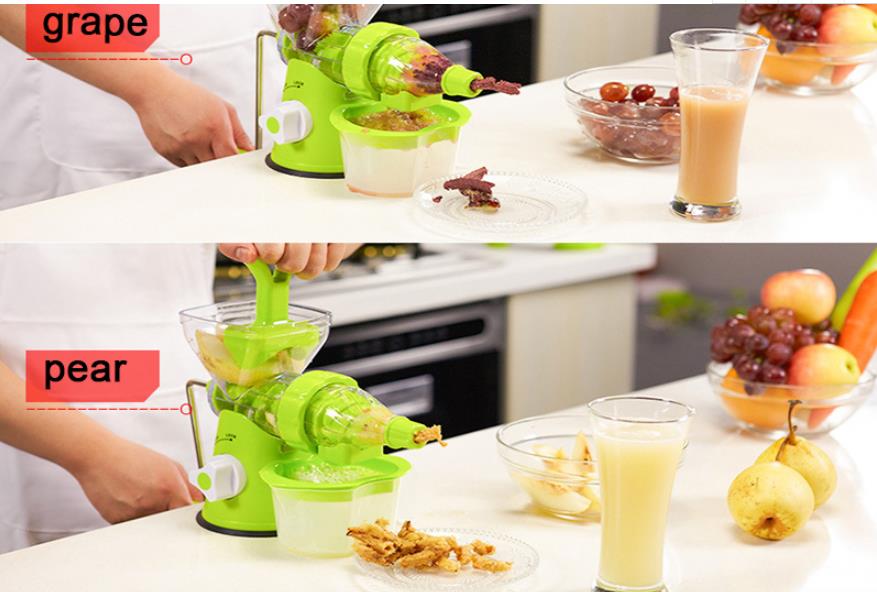 Presse-agrumes à simple tarière avec aspiration, presse-fruits à main pour herbe de blé, fruits et légumes
