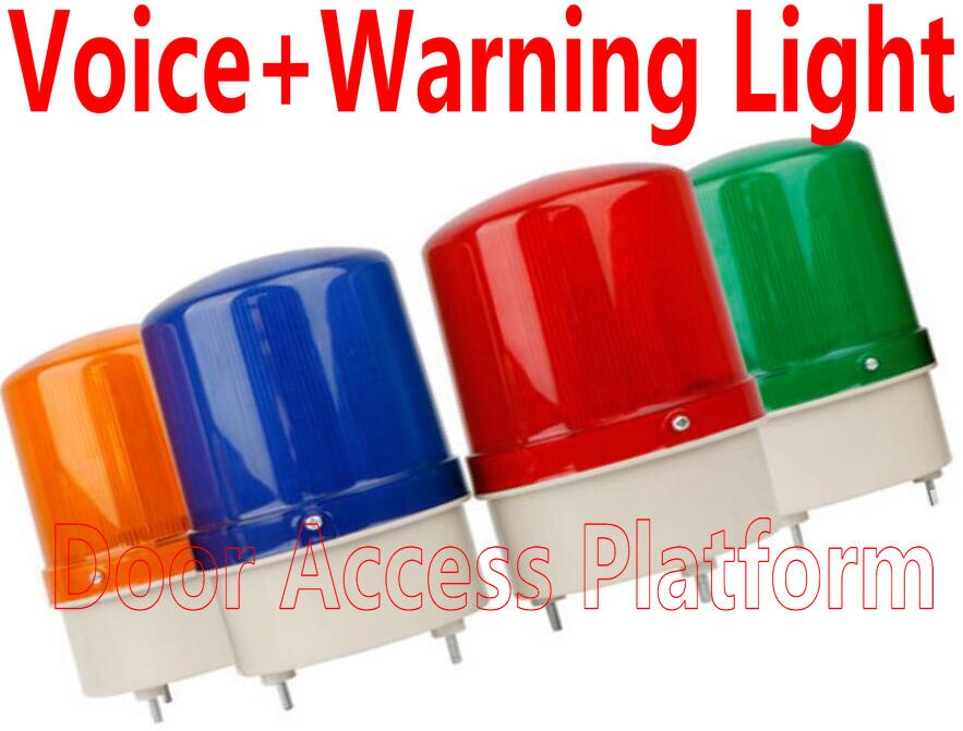 Voice+Door Alarm Light For Emergency Home Safety System, Security system DC12V/24V/AC220V stroboscopic lamp LED Light access