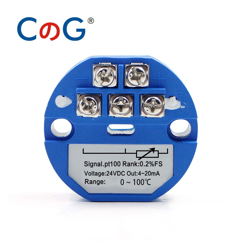 Pt100 type  to 4-20ma -50-50 0-50 0-100 200 300 grader rtd input 4-20ma output  dc24v termisk modstand temperatur transmitter