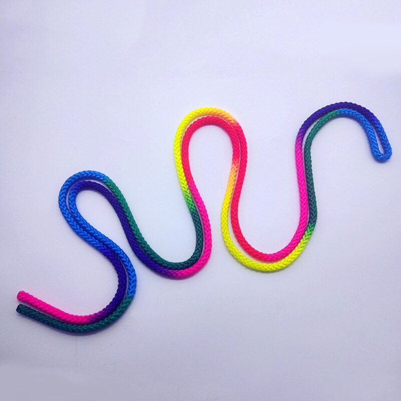 Farbe Rhythmische Gymnastik Seil Feine Farbe Gymnastik Seil Feine Gymnastik Requisiten Bunte Gymnastik Sieben-farbe tanzen Fitness