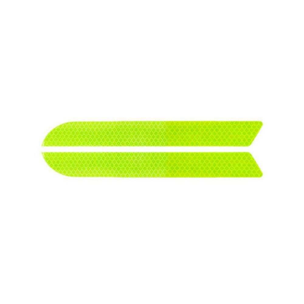 Decal Anti-Collision Safety Warning Auto Safety Car Reflective Strips Rear Bumper Stickers Reflector Tape Nice Warning Mark: fluorescent yellow-