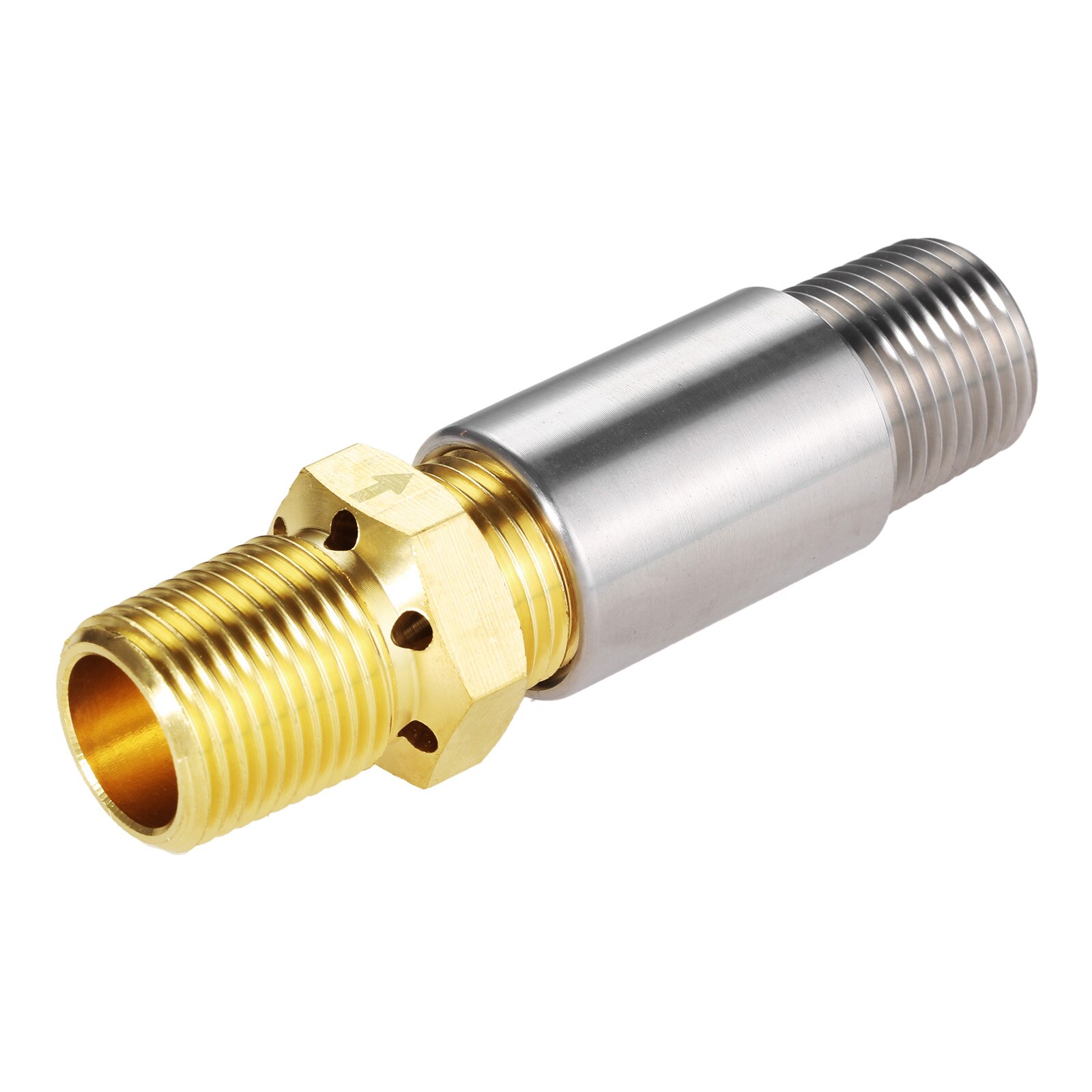 Liquid Propane Gas Fire Pit 1/2"" LP Air Mixer Mixture Valve,Stainless Steel & Solid Brass,High Capacity 90K BTU Fireplace Parts