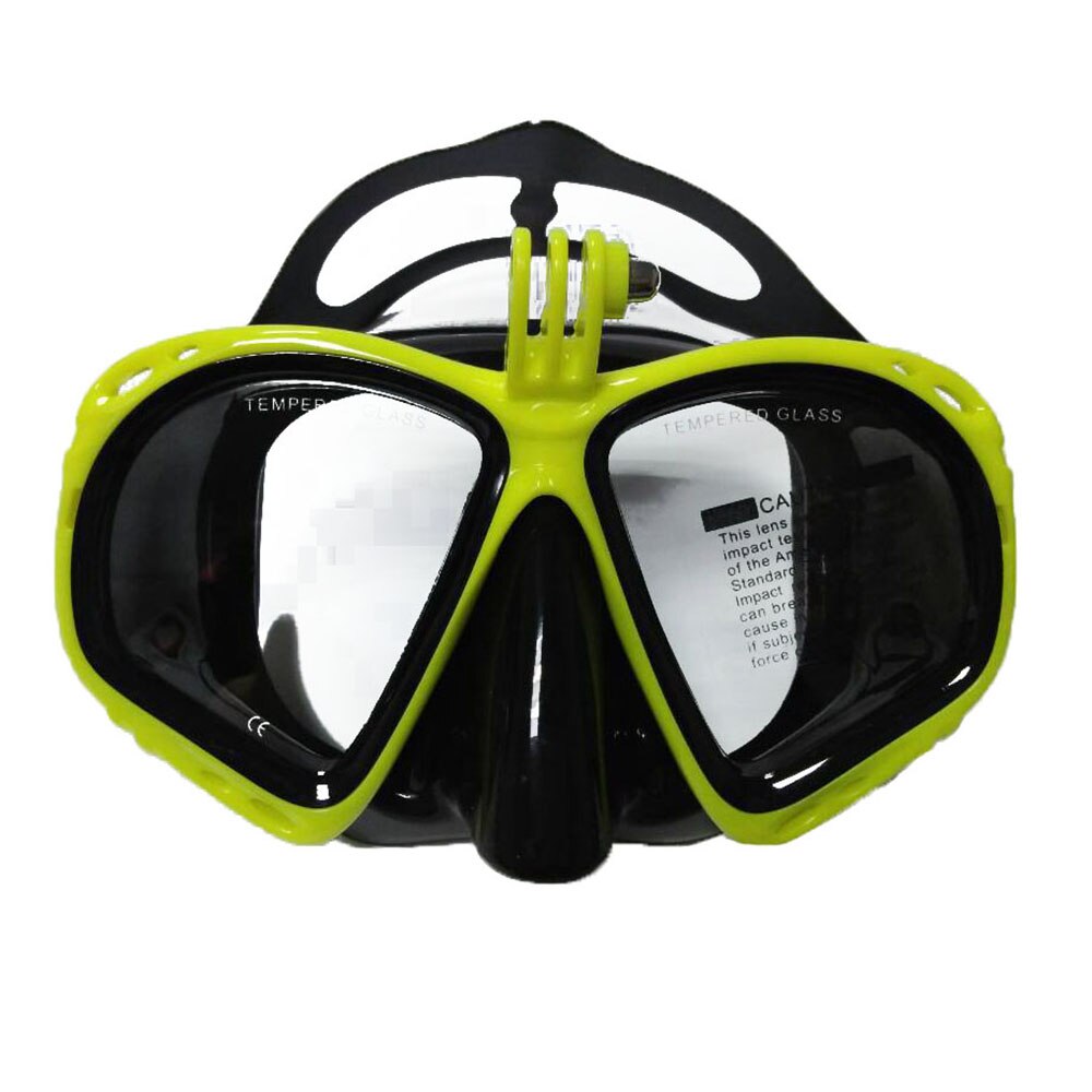 Professionele Onderwater Camera Duikbril Snorkel Zwembril Freediving: YELLOW