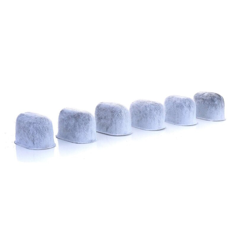 Pack of 6 Replacement Charcoal Water Filters for Cuisinart Coffee Machines By Housewares Solutions